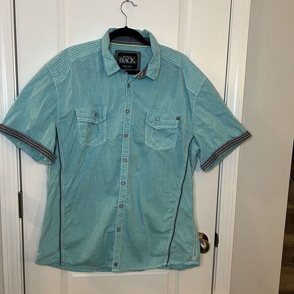 Buckle Other - Buckle Men’s Button Up Shirt XXL Black